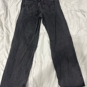Signature by Levi Strauss Black Straight Leg Jeans